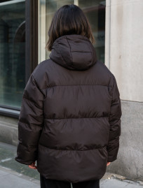 Kurtka zimowa damska Staff ed dark brown