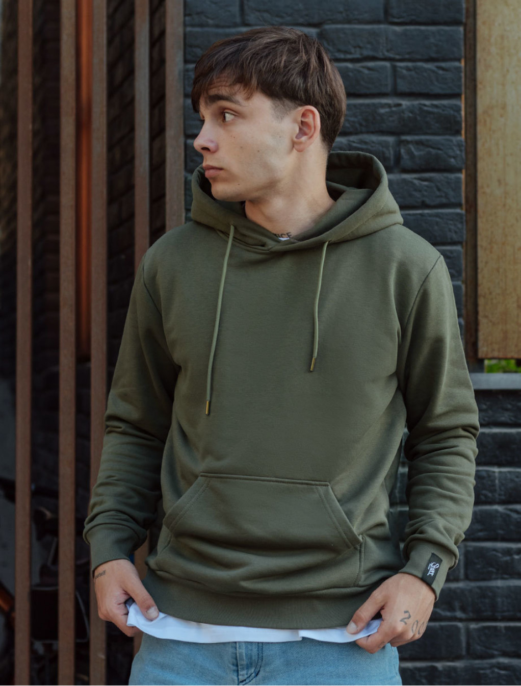 Bluza Staff olive basic