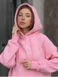 Damska bluza Staff original pink oversize fleece