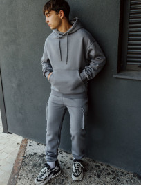 Dres sportowy Staff ur cargo gray oversize fleece