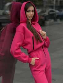 Damski kombinezon Staff ср crimson oversize fleece