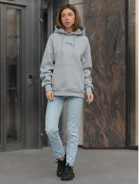 Damska bluza Staff original gray oversize fleece