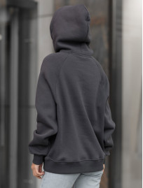 Damska bluza Staff original dark gray oversize fleece