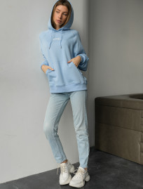 Bluza Staff original light blue oversize