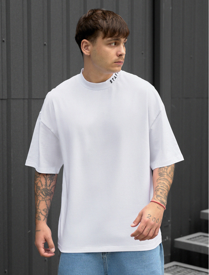 Koszulka Staff logo neck 2 oversize