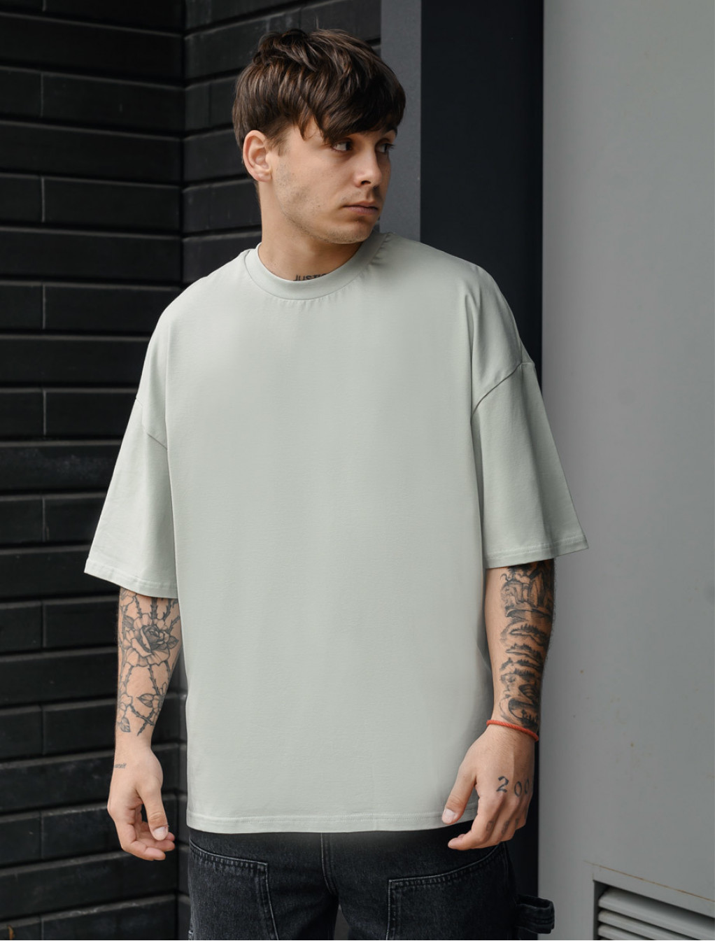 Koszulka Staff gray basic oversize