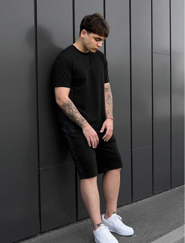 Komplet koszulka + spodenki Staff pro black