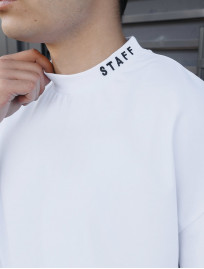 Letni komplet: koszulka + szorty Staff os black & white oversize
