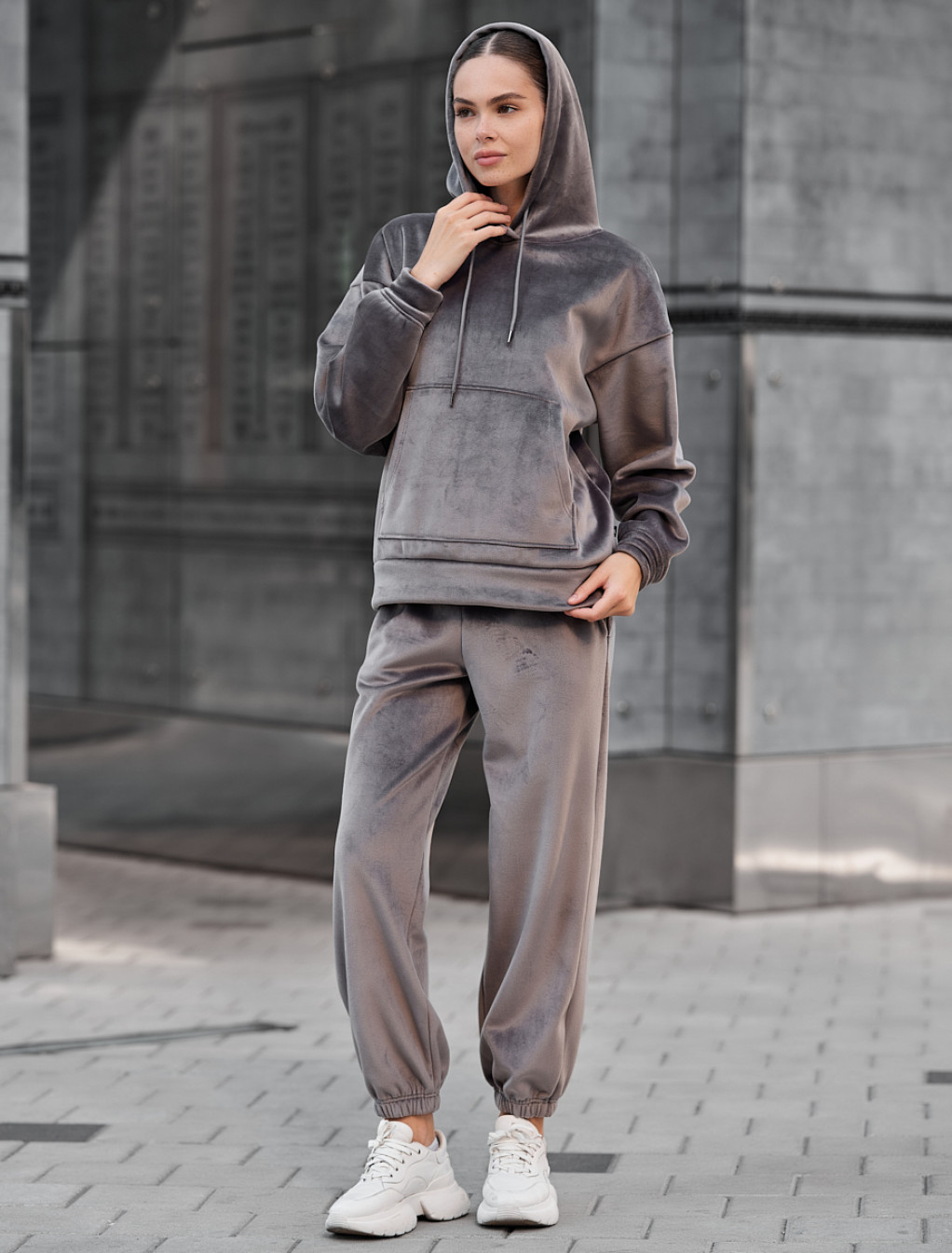 Damski dres Staff mars gray oversize