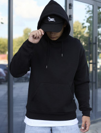 Bluza z kapturem Staff black logo oversize fleece