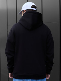 Bluza z kapturem Staff black logo front oversize fleece