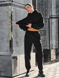 Damski dres Staff co black oversize fleece