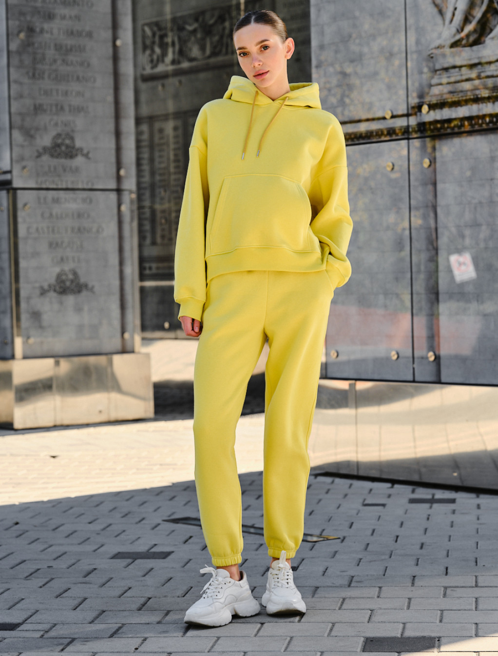 Damski dres Staff co lime oversize fleece