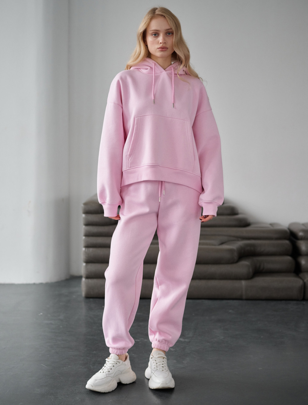 Dres damski Staff co pink oversize fleece