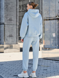 Damski dres Staff co light blue oversize fleece