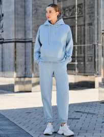 Damski dres Staff co light blue oversize fleece