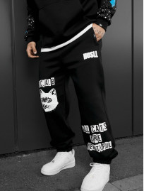 Spodnie dresowe Staff x Husll cats fleece