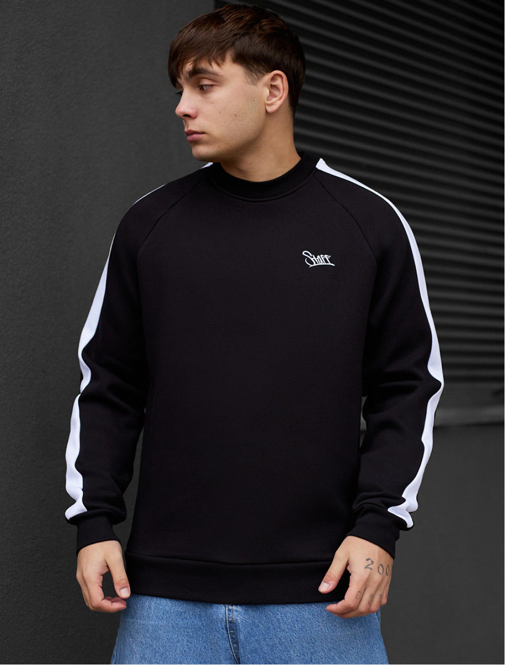 Bluza Staff black line logo fleece