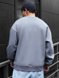 Bluza Staff gray oversize fleece