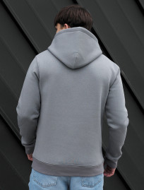 Bluza z kapturem Staff gray basic fleece