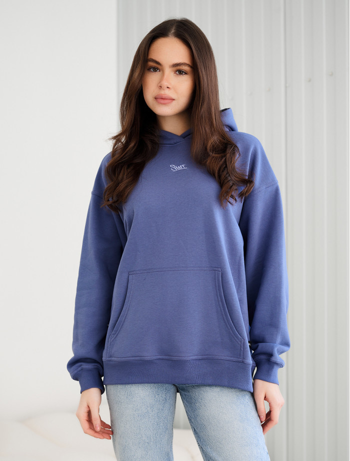 Bluza damska Staff ue blue logo oversize