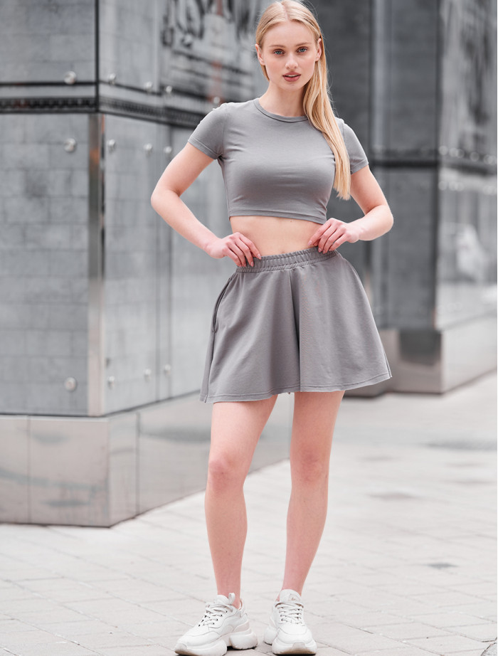 Komplet koszulka + spodenki Staff wes gray