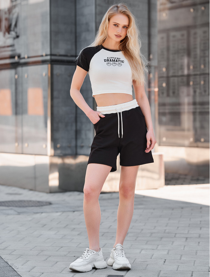 Spodenki Staff van white & black