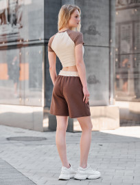 Spodenki Staff van beige & brown