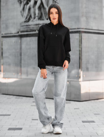 Bluza Staff lav black oversize