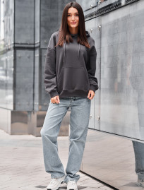 Bluza Staff lav dark gray oversize