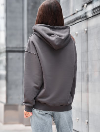 Bluza Staff lav dark gray oversize