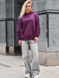 Bluza Staff lav dark viola oversize