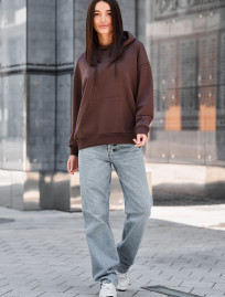 Bluza Staff lav brown oversize