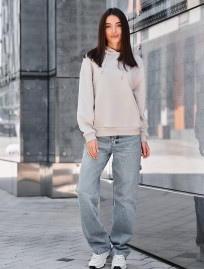 Bluza Staff lav light gray oversize