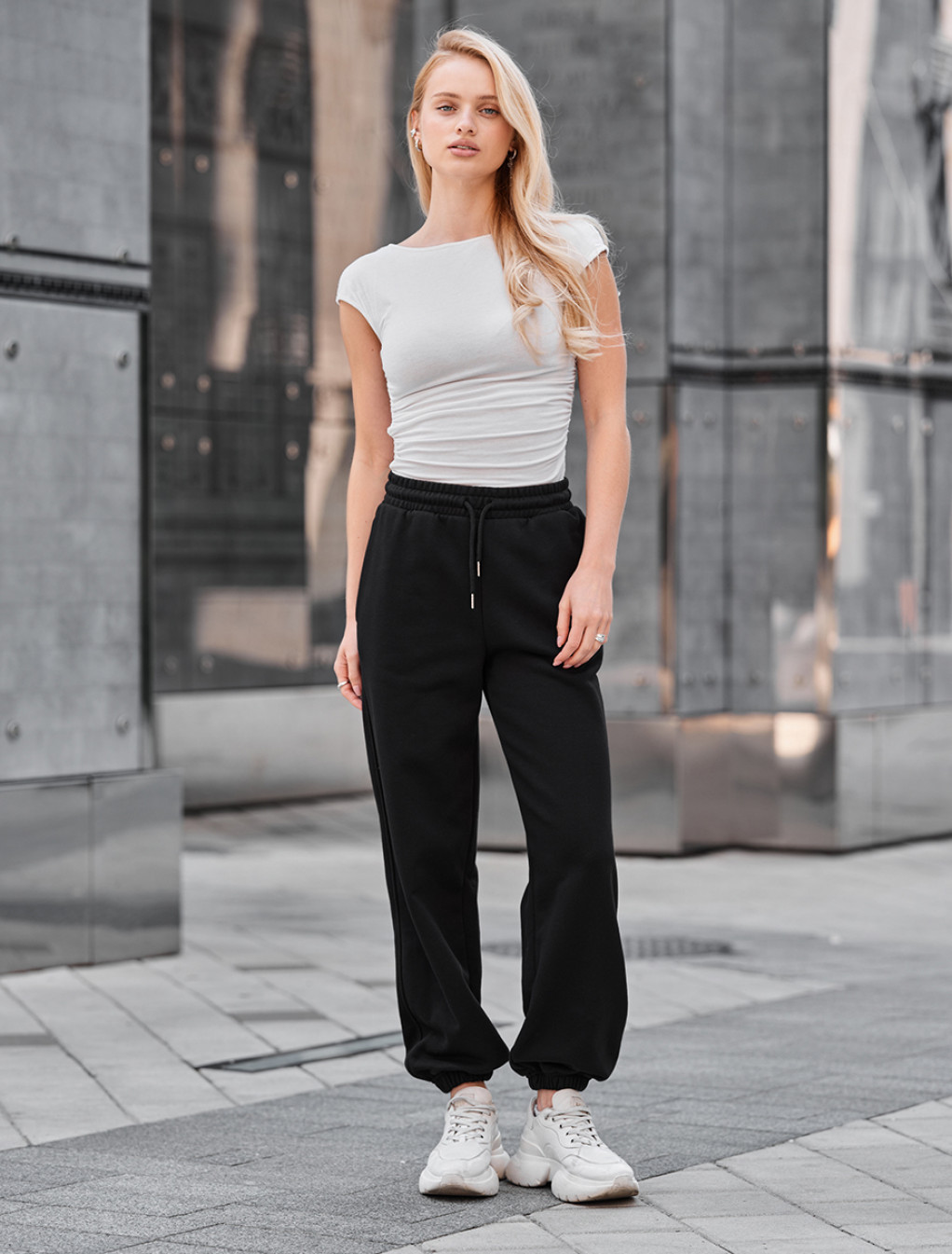 Spodnie dresowe Staff mol black