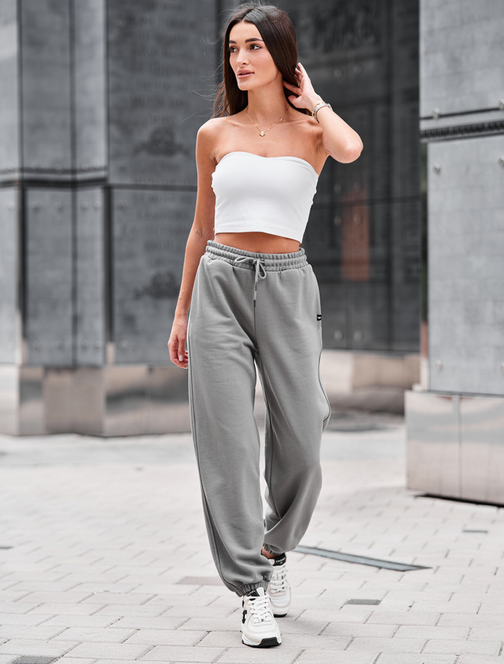 Damskie spodnie dresowe Staff mol gray