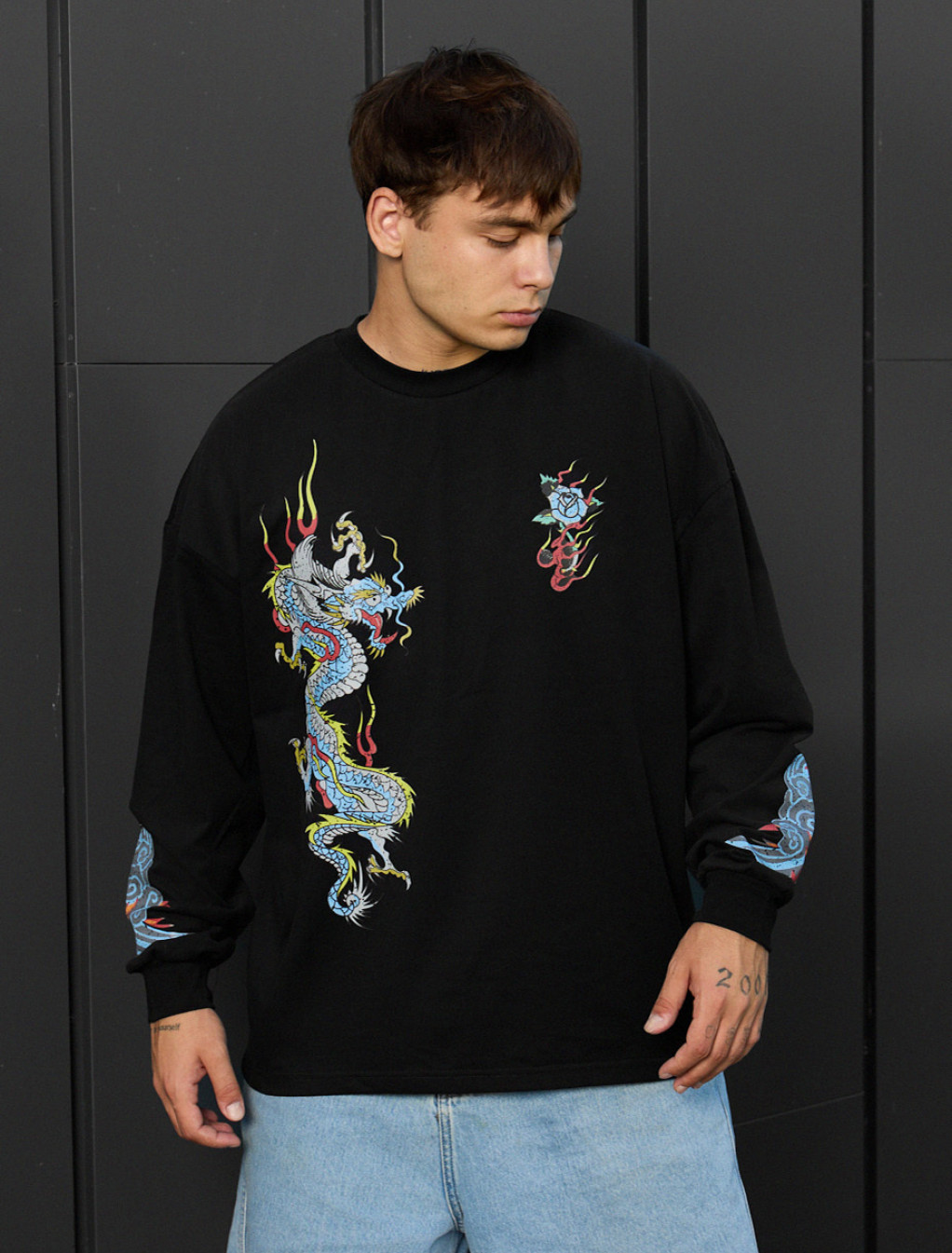 Longsleeve Staff dragon oversize