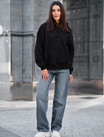 Bluza Staff lav black oversize fleece