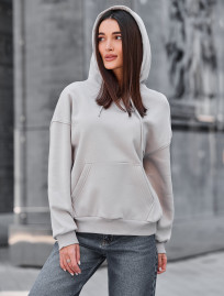 Bluza Staff lav light gray oversize fleece