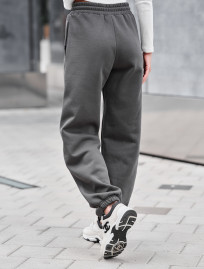 Spodnie dresowe Staff li dark gray fleece