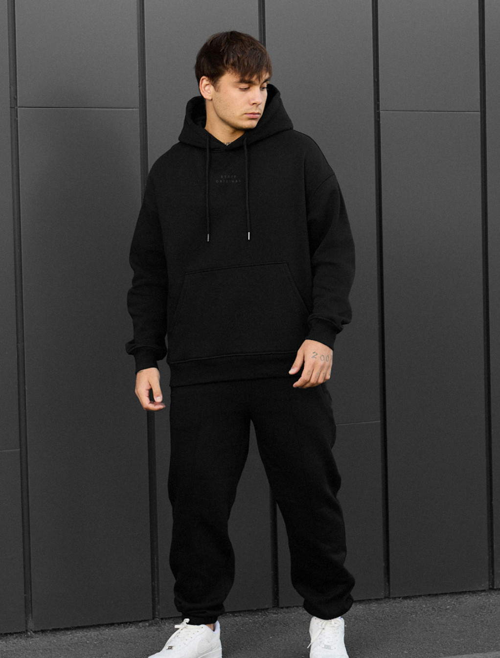 Dres Staff ace black oversize fleece
