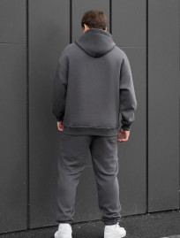 Dres Staff ace dark gray oversize fleece