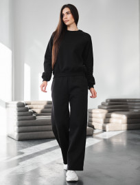 Dres Staff vel black oversize fleece