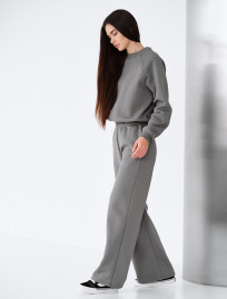 Dres  Staff vel gray oversize fleece