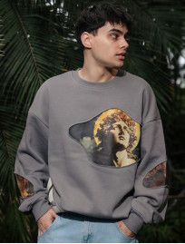 Bluza Staff art oversize fleece