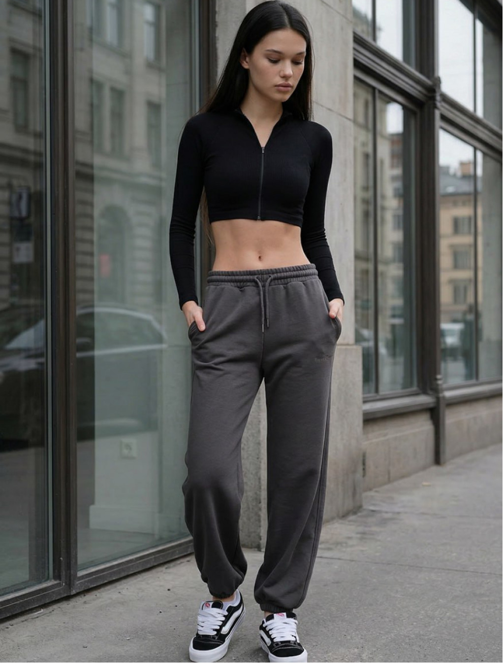 Spodnie Staff mol dark gray