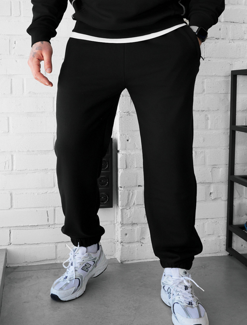 Spodnie dresowe Staff dexo black