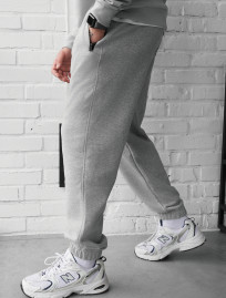 Spodnie dresowe Staff dexo gray melange