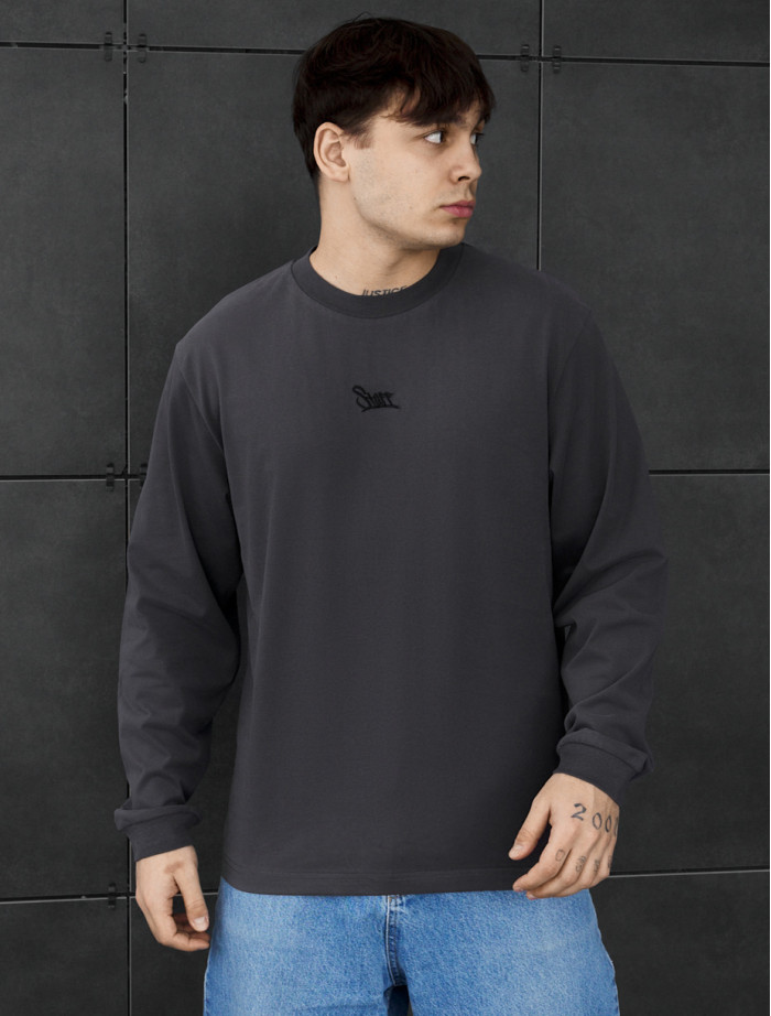 Longsleeve Staff dark gray logo
