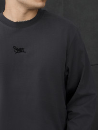 Longsleeve Staff dark gray logo